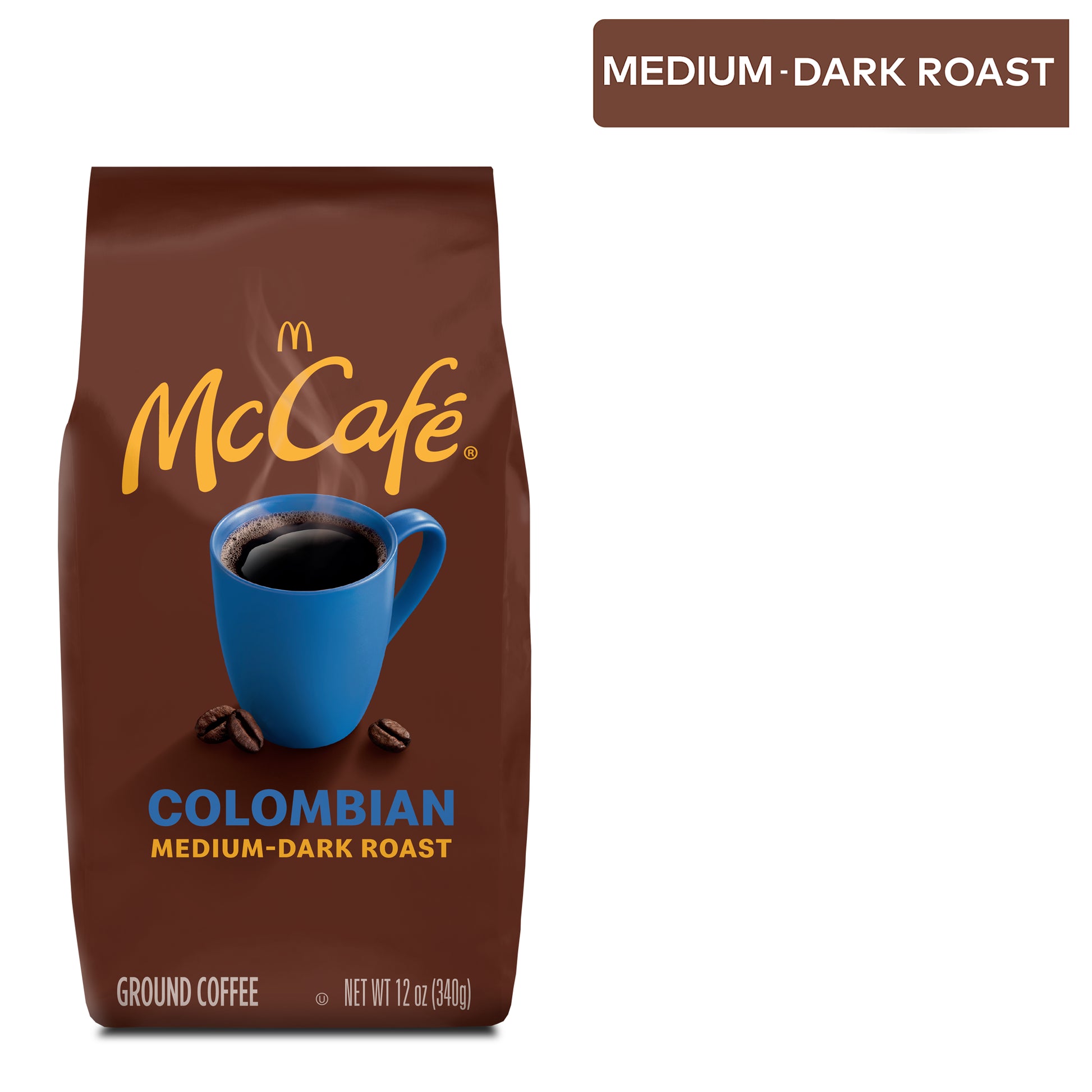 Mccafe Colombian, Medium-Dark Roast, Ground Coffee, 12 Oz