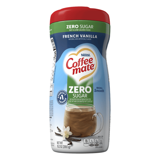 Nestle Coffee Mate French Vanilla, Sugar-Free, Powdered Coffee Creamer, 10.2 Oz