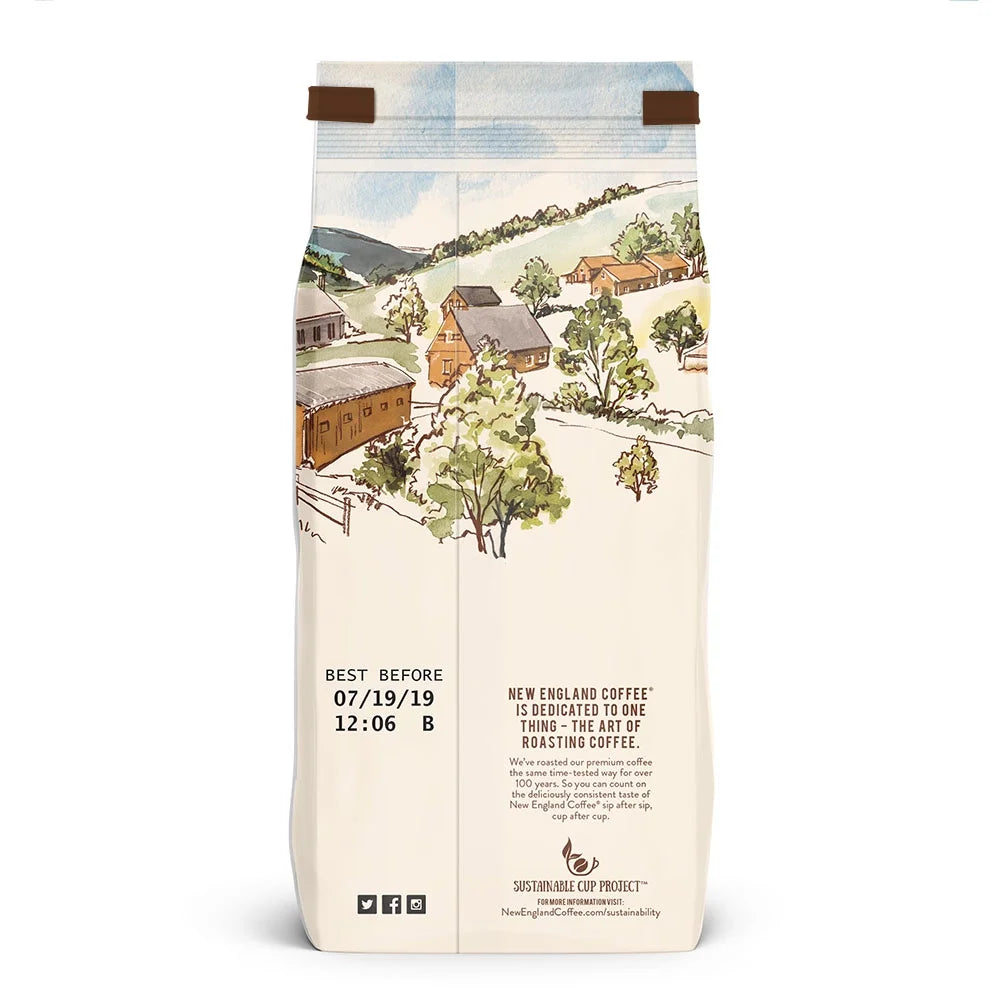 (2 Pack)  Hazelnut Creme Medium Roast Ground Coffee, 22 Oz, Bag