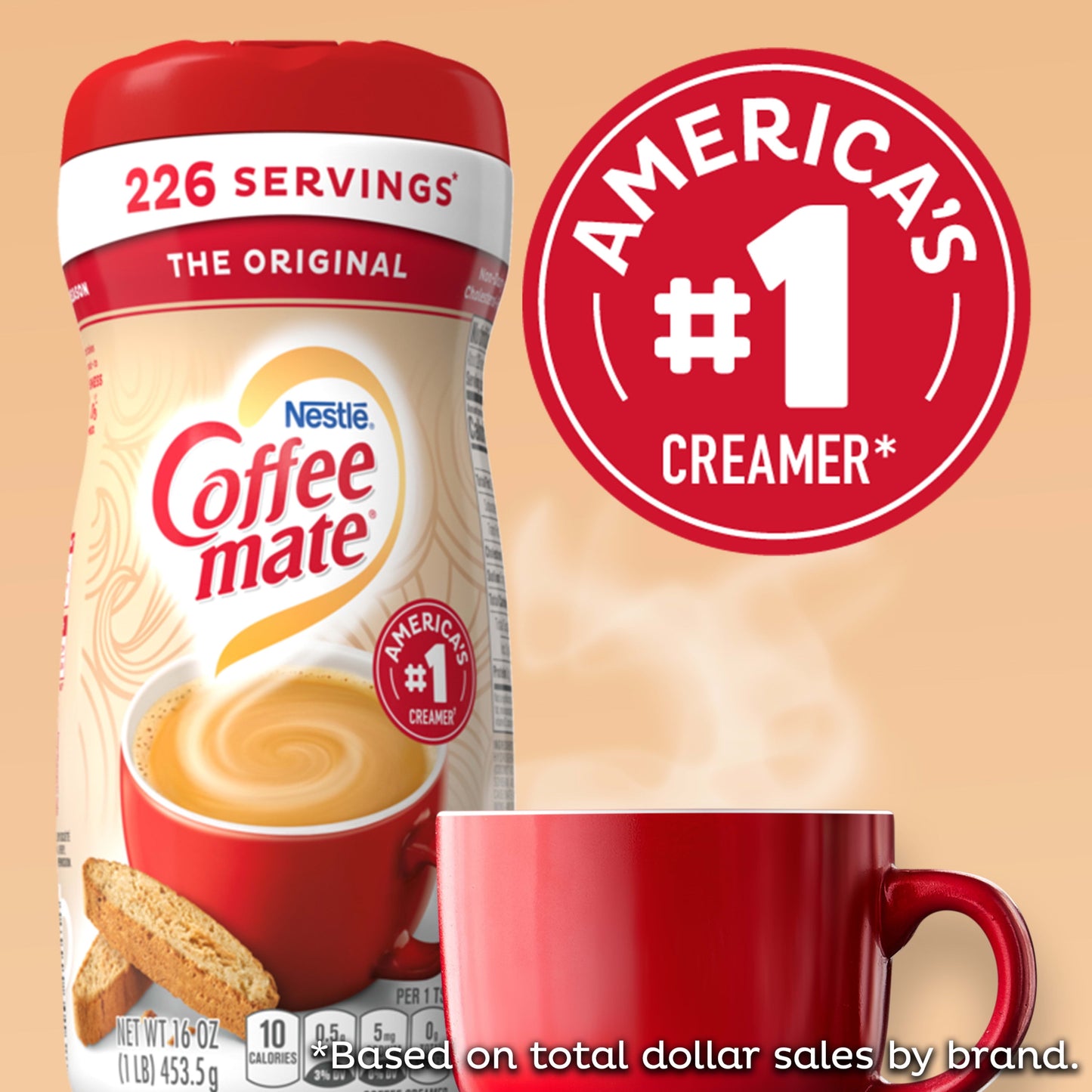 (2 Pack) Nestle Coffee Mate, the Original Powdered Coffee Creamer, 16 Oz