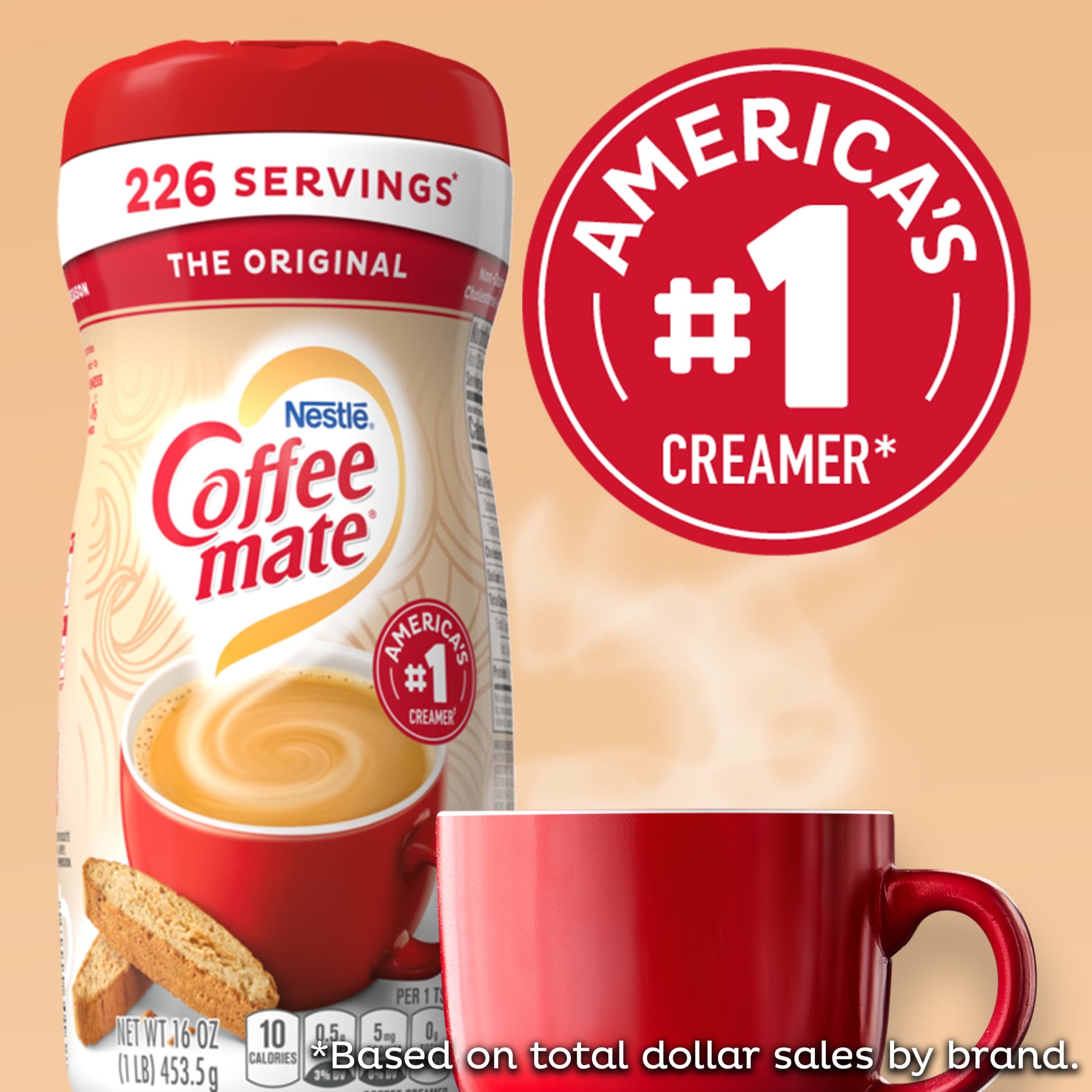 (2 Pack) Nestle Coffee Mate, the Original Powdered Coffee Creamer, 16 Oz