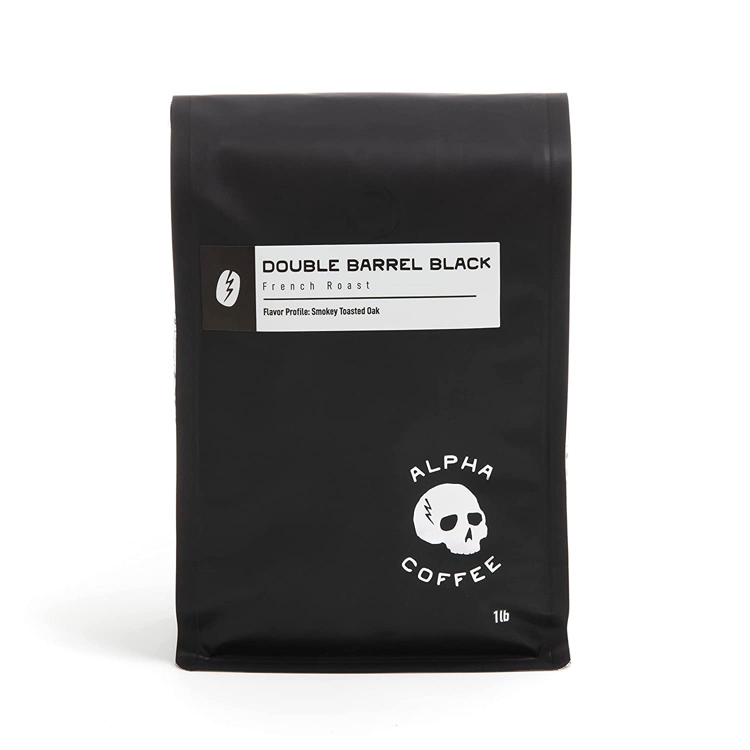 – Double Barrel Black - 16 Oz. Premium Gourmet Craft Dark/French Roast Drip Grind Coffee | Veteran Owned - Specialty Small Batch Roasted Coffee | 100% Arabica Beans (Midnight Blend)