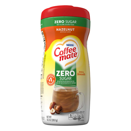 Nestle Coffee Mate Hazelnut Sugar-Free Powdered Coffee Creamer, 10.2 Oz