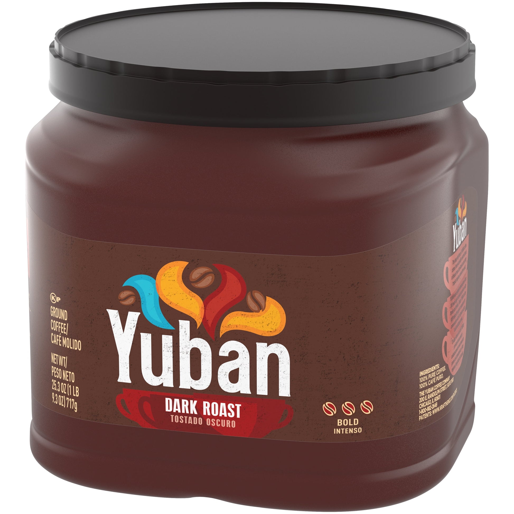 Dark Roast Bold Ground Coffee, 25.3 Oz Canister