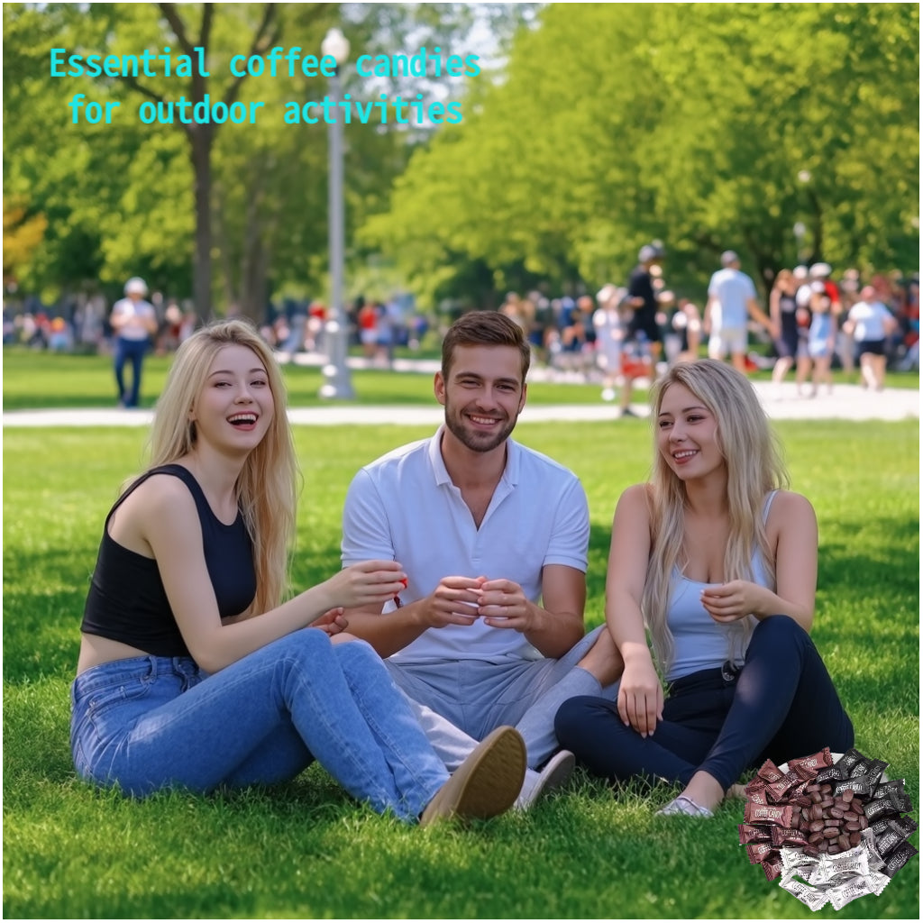 American - Style Concentrated Coffee Candies, Individually Packaged, No Need for Brewing, with a Rich and Mellow Taste. Suitable for People Doing Outdoor Sports, Those at Parties and Drivers.