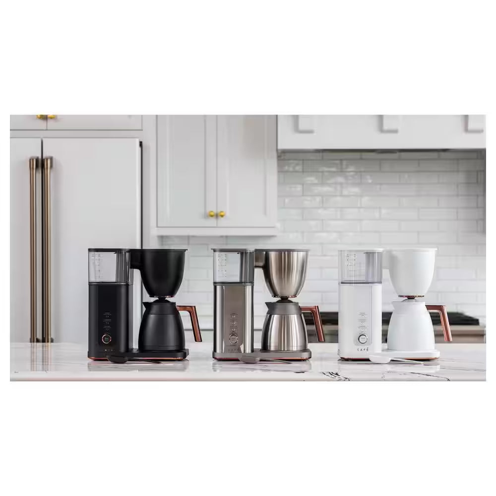 10 Cup Matte Black Specialty Drip Coffee Maker with Insulated Thermal Carafe, and Wifi Connected