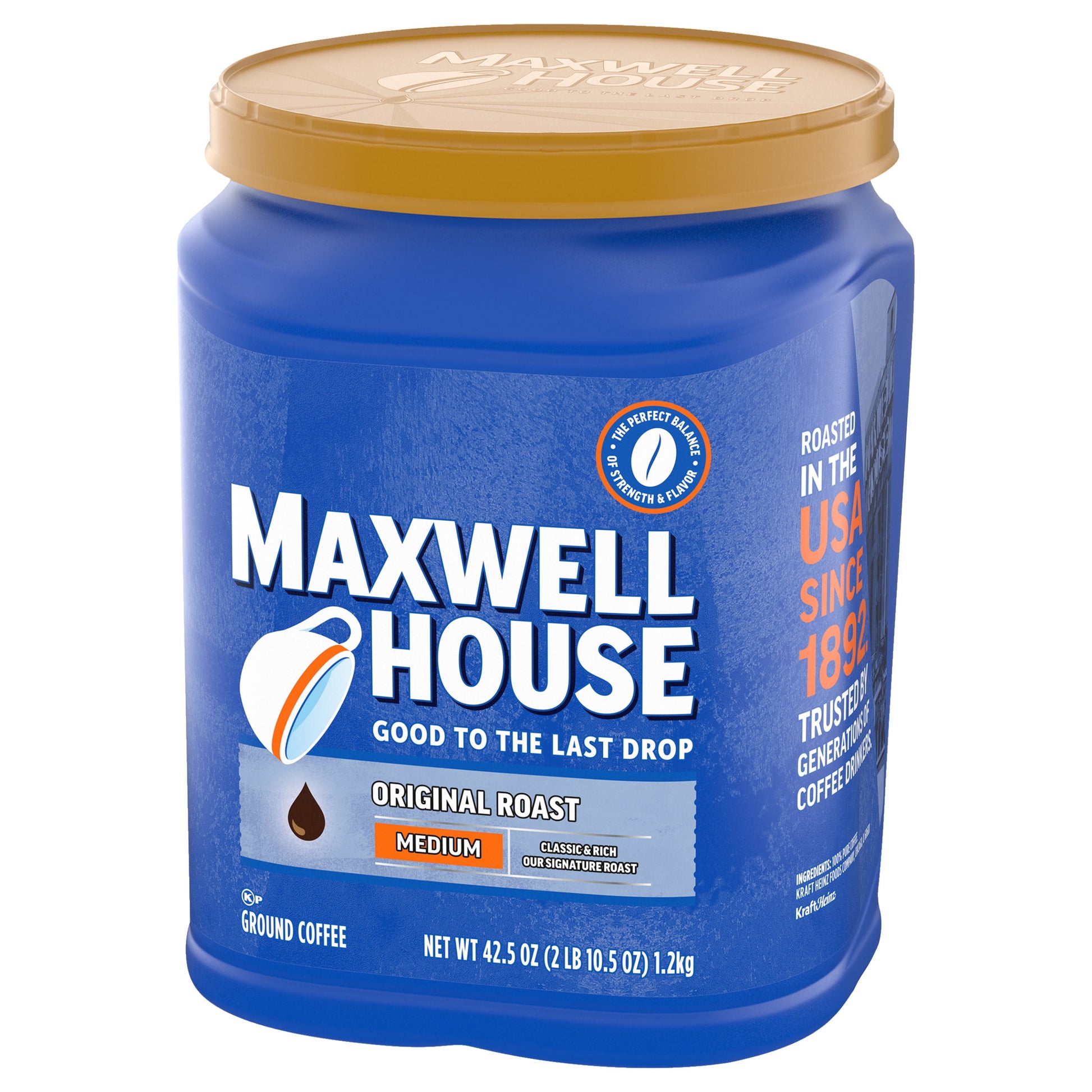Original Roast Ground Coffee, 42.5 Oz. Canister