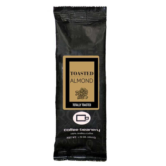 Toasted Almond Flavored Coffee, 1-1.75Oz Try Me Size Coffee Sampler, Light-Medium Roast