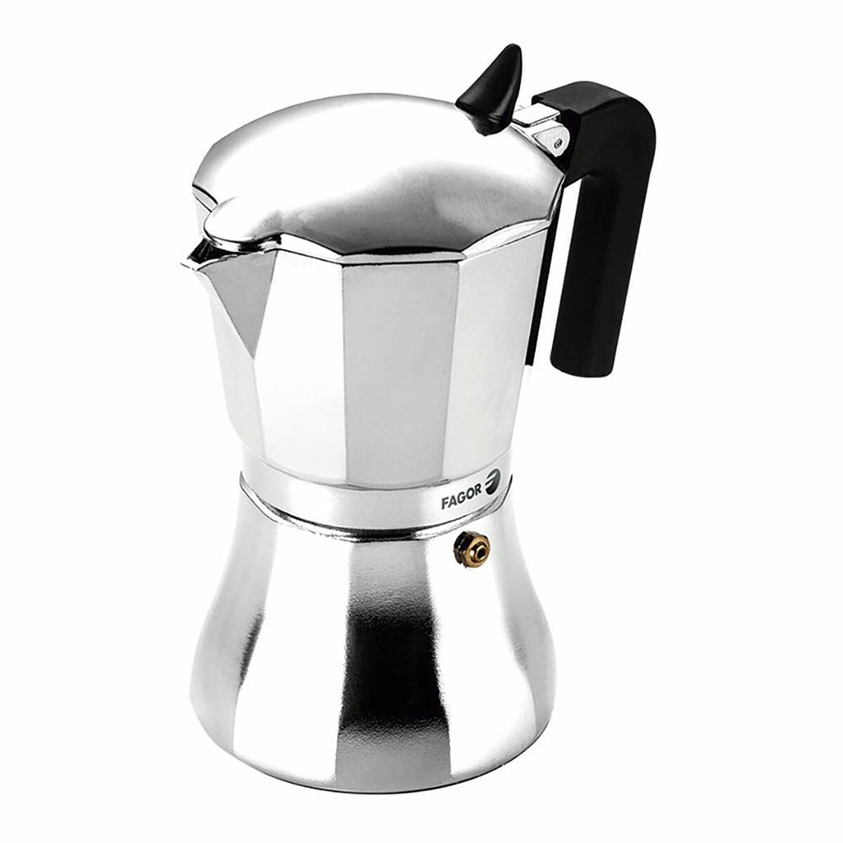 Italian Coffee Pot FAGOR Cupy Aluminium 1 L 12 Cups