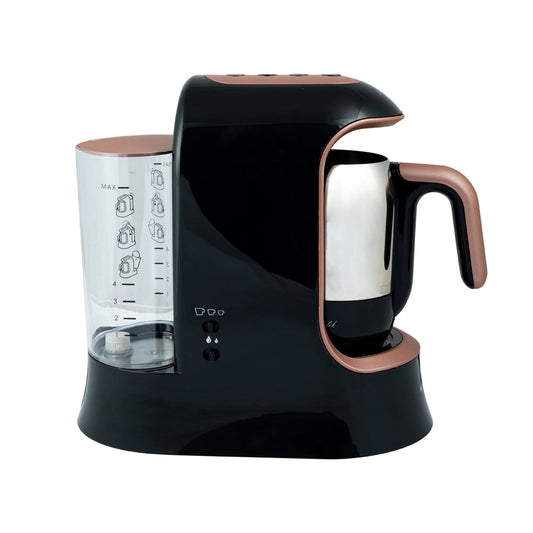 Korkmaz A862-02 Kahvekolik Aqua Turkish Coffee Maker Black/Rosagold ,