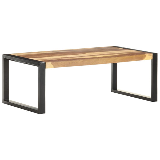 Coffee Table 43.3"x23.6"x15.7" Solid Wood with Sheesham Finish