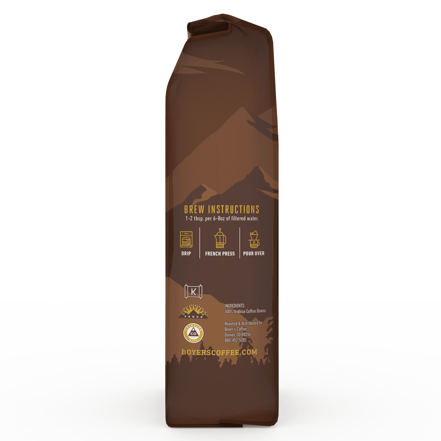 Aspen Gold, Whole Bean Coffee, Medium Roast, 12 Oz