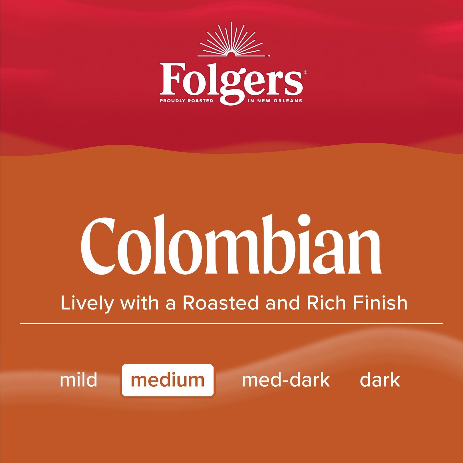 (4 Pack)  Colombian Ground Coffee, Medium Roast, 22.6 Ounce Canister