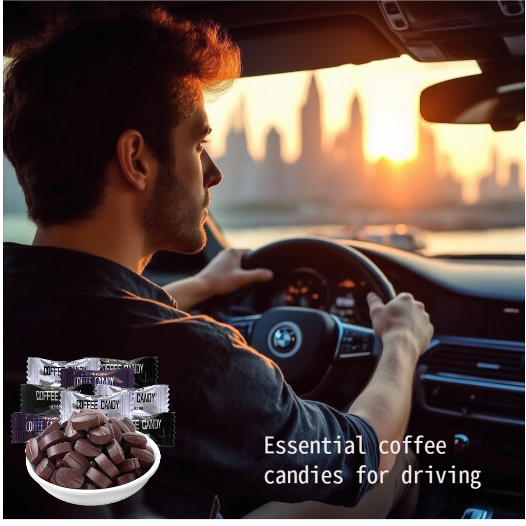 American - Style Concentrated Coffee Candies, Individually Packaged, No Need for Brewing, with a Rich and Mellow Taste. Suitable for People Doing Outdoor Sports, Those at Parties and Drivers.