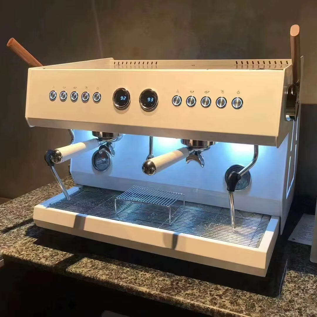 Smart Semi-Automatic 2 Groups Commercial Coffe Professional Express Coffee Makers Espresso Machine for Cafe