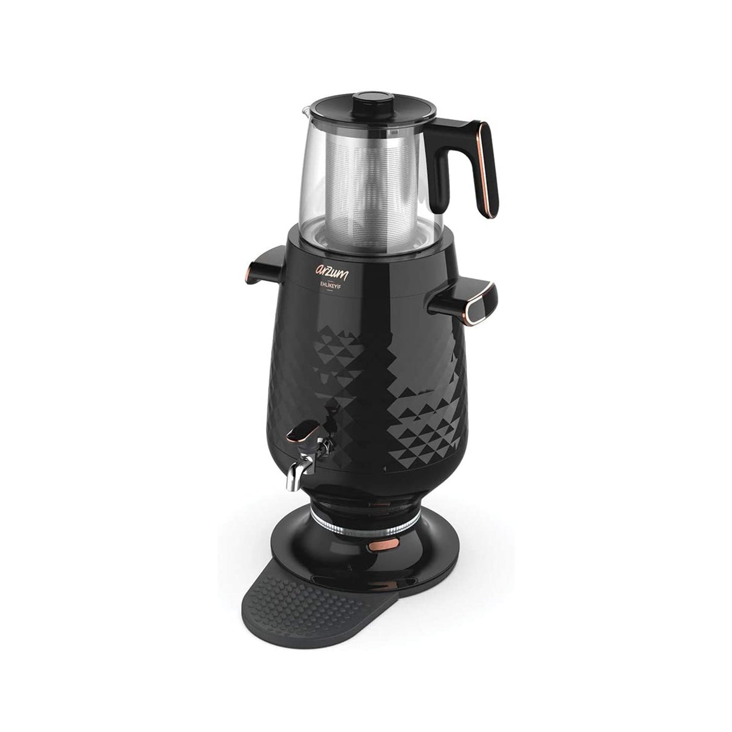 Arzum AR3083B Electric Samovar Tea Maker, Black