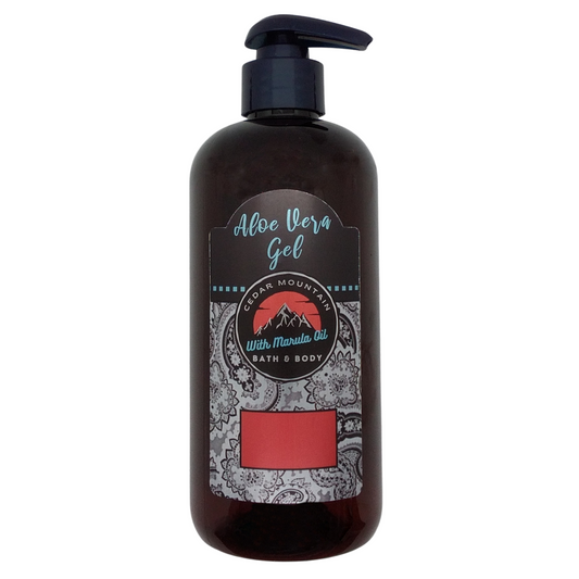 Cedar Mountain Caramel Coffee Scented Aloe Vera Gel With Marula Oil
