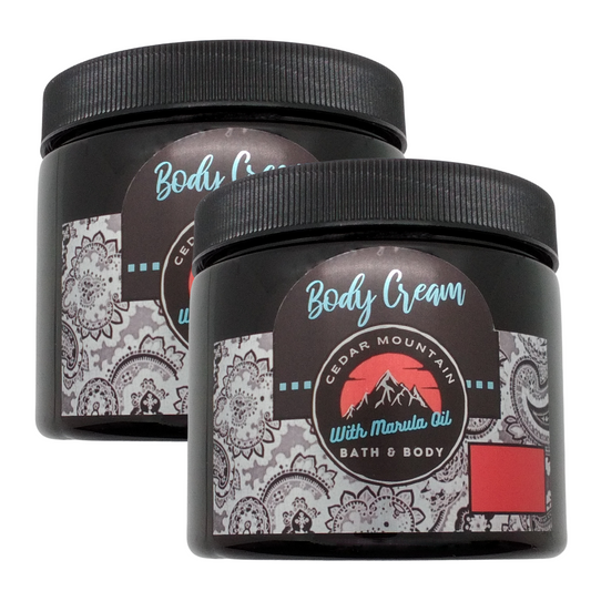 Cedar Mountain Caramel Coffee Scented Luxury Marula Oil Body Cream, 16
