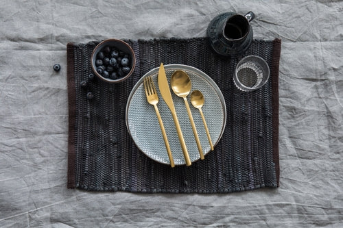 COFFEE SPOON SET 6 PCS DUE ICE ORO