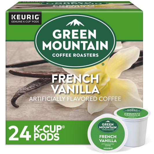 , French Vanilla Light Roast K-Cup Coffee Pods, 24 Count
