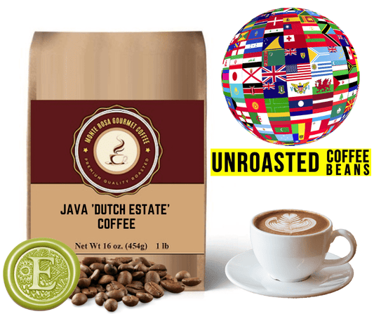 Java 'Dutch Estate' Coffee - Green/Unroasted
