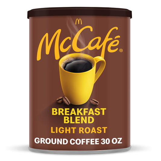 Mccafe Breakfast Blend, Light Roast, Ground Coffee, 30 Oz