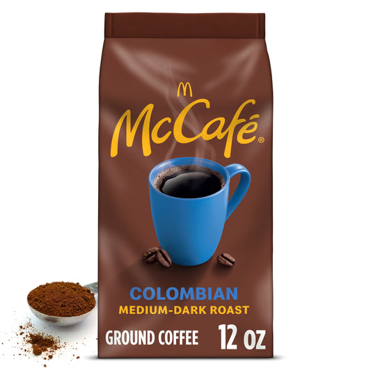 Mccafe Colombian, Medium-Dark Roast, Ground Coffee, 12 Oz
