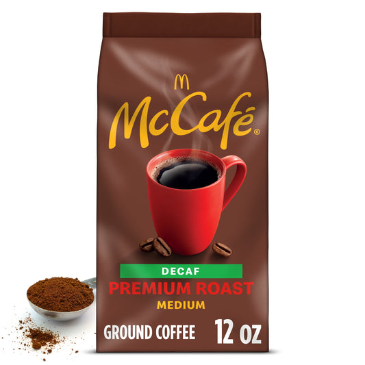 Mccafe Premium Roast Decaf, Medium Roast, Ground Coffee, 12 Oz