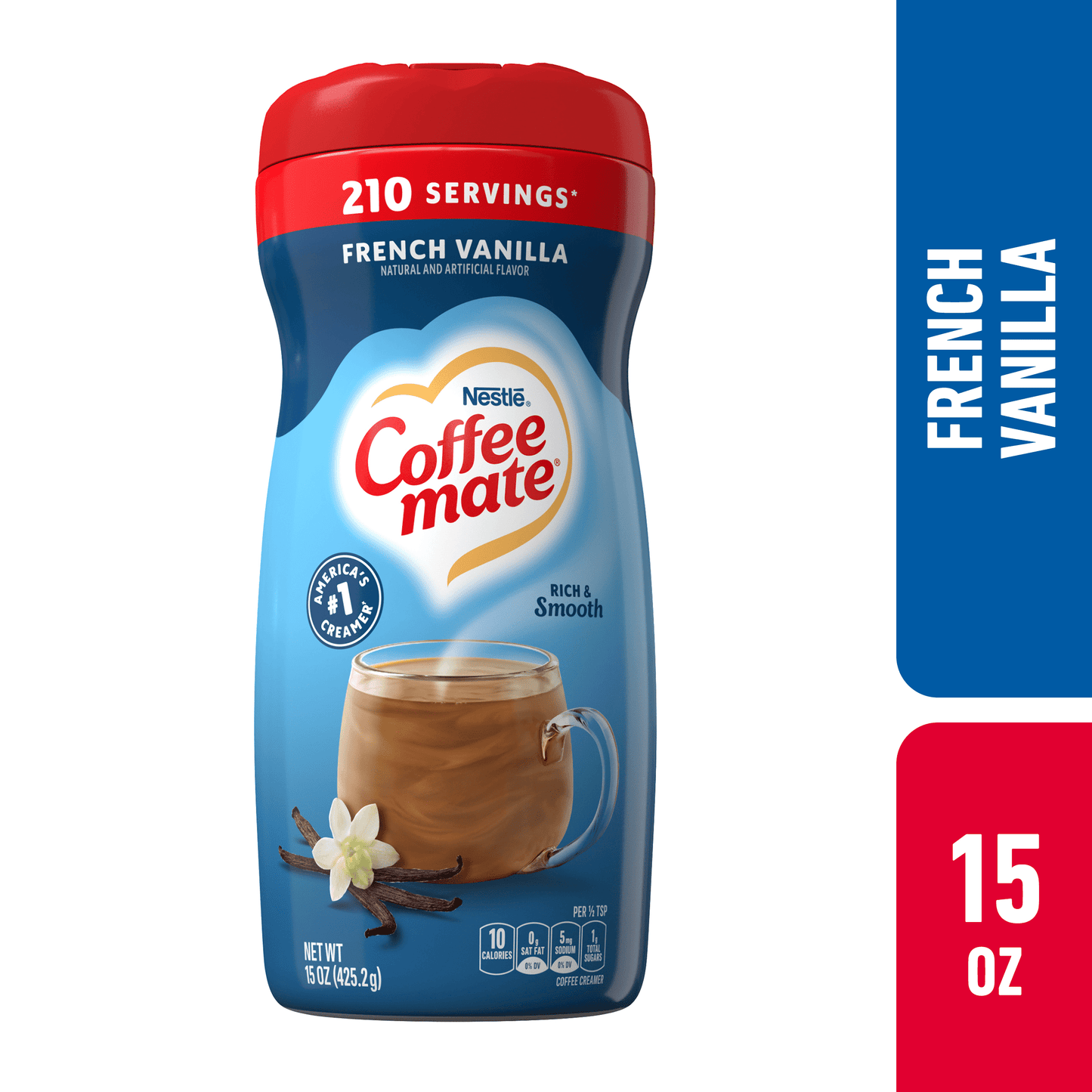 Nestle Coffee Mate French Vanilla Powdered Coffee Creamer, 15 Oz