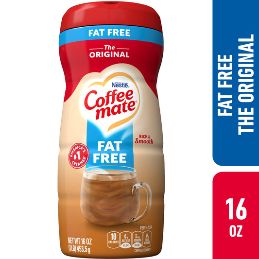 Nestle Coffee Mate, the Original Fat-Free Powdered Coffee Creamer, 16 Oz