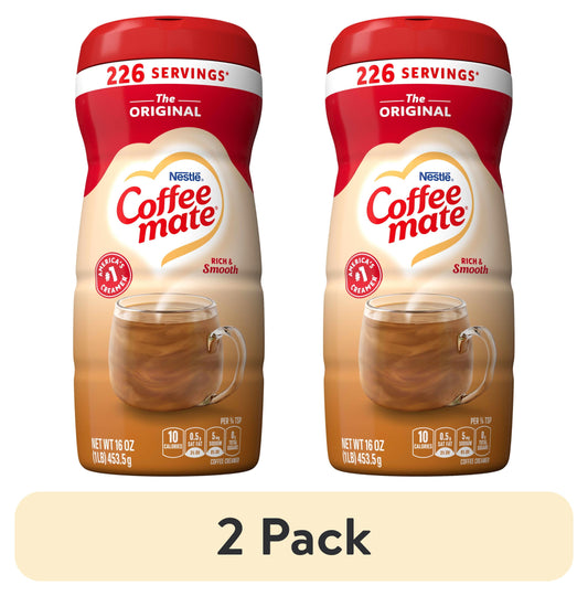 (2 Pack) Nestle Coffee Mate, the Original Powdered Coffee Creamer, 16 Oz