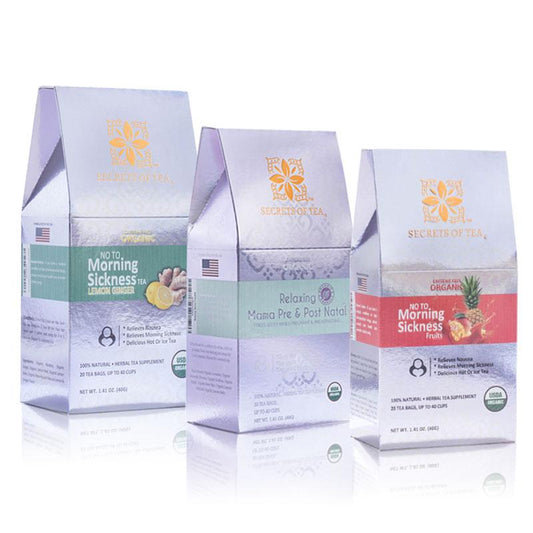 Morning Sickness Tea - Lemon Ginger + Stress Relief Tea: Relaxing Mama