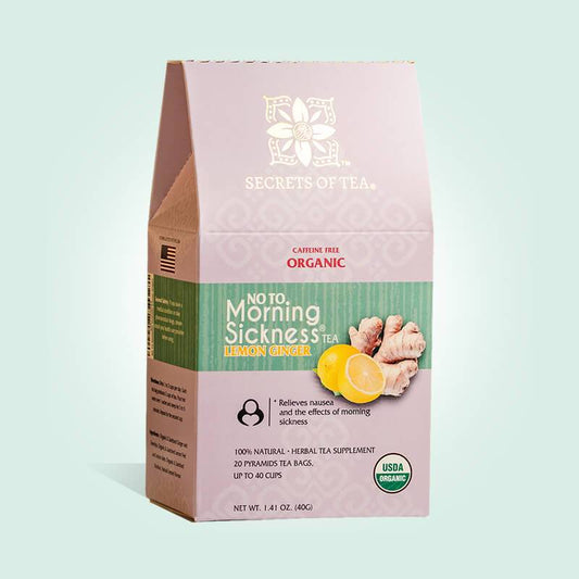Morning Sickness Tea - Lemon Ginger: 40 Cups