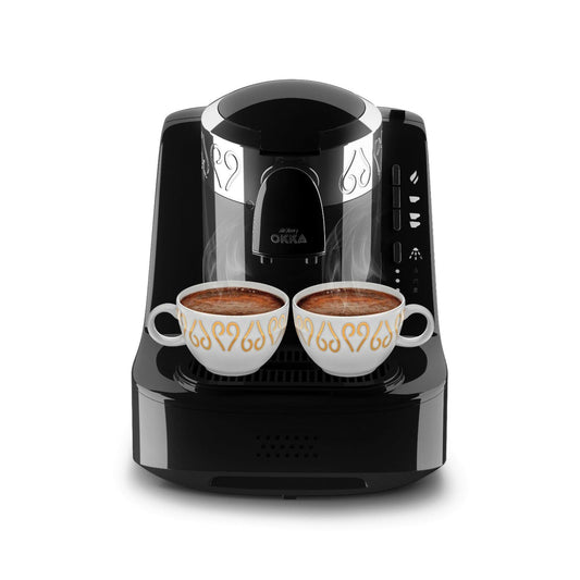 Arzum OK002B Okka Automatic Turkish Coffee Machine, Black/Chrome
