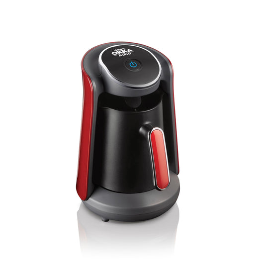 Arzum OK004-N Okka Minio Turkish Coffee Machine, Red/Chrome