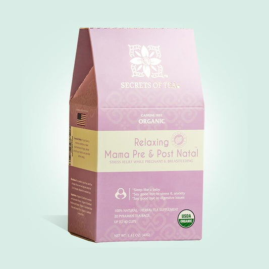 Stress Relief Tea: Relaxing Mama Tea-40 Servings- USDA Organic