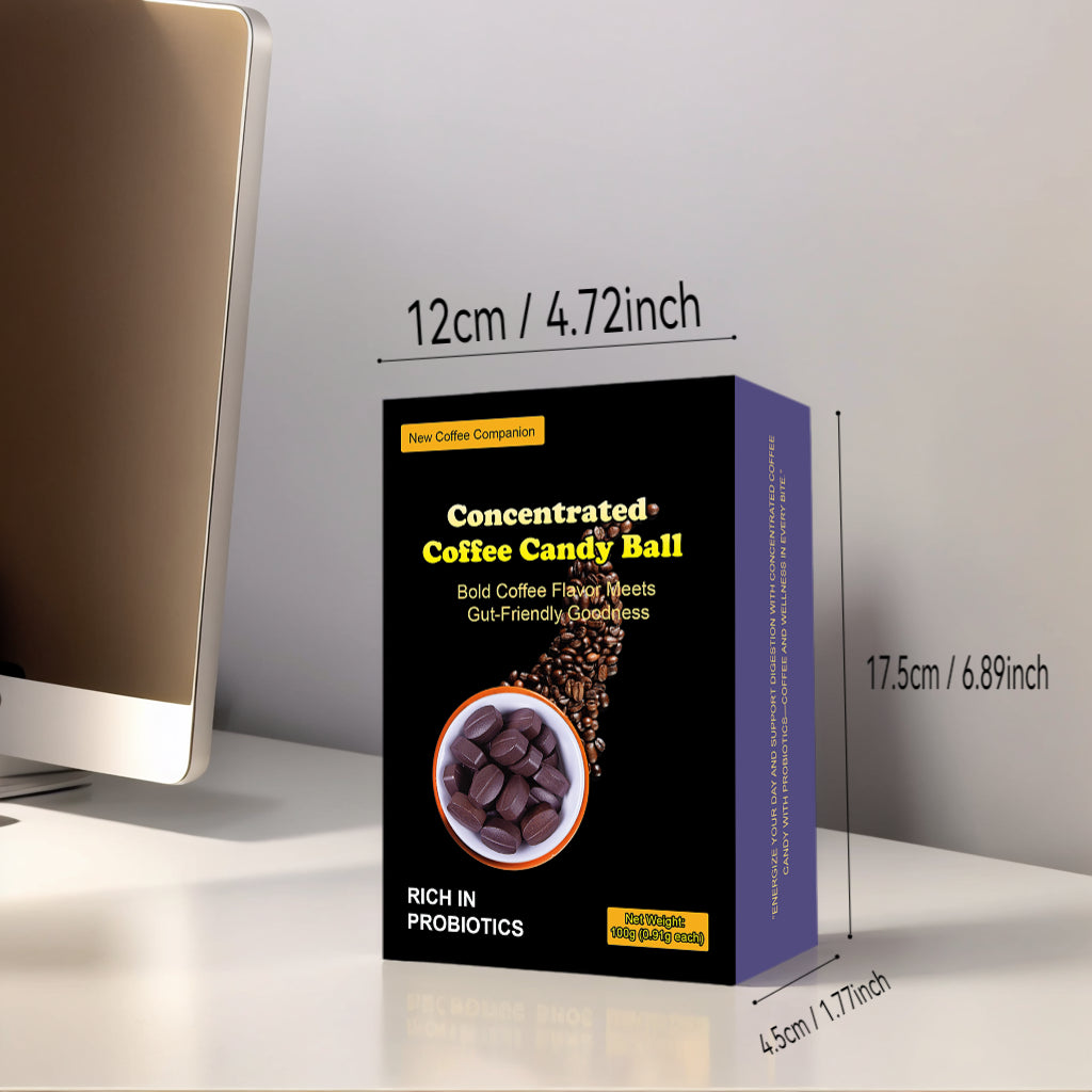 Concentrated Coffee Candies, Individually Packaged, No Need for Brewing, with a Rich and Mellow Flavor. They Are Suitable for People Engaged in Outdoor Sports, Those at Parties, and Drivers.