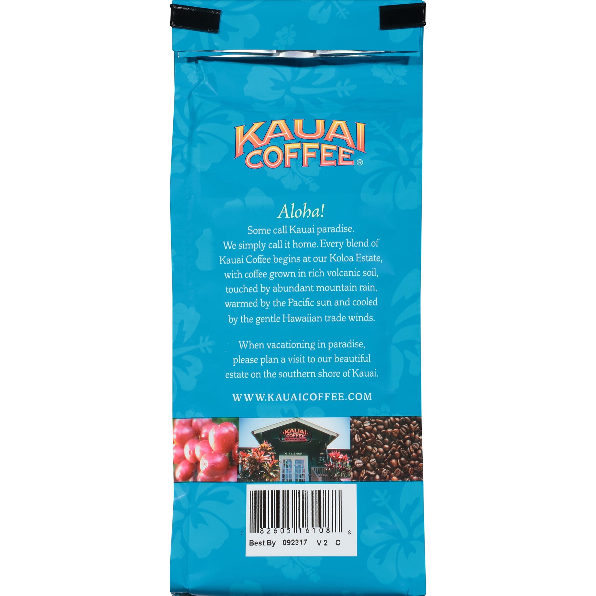 Kauai Ground Coffee, Coconut Caramel Crunch, Medium Roast, 10 Oz Package