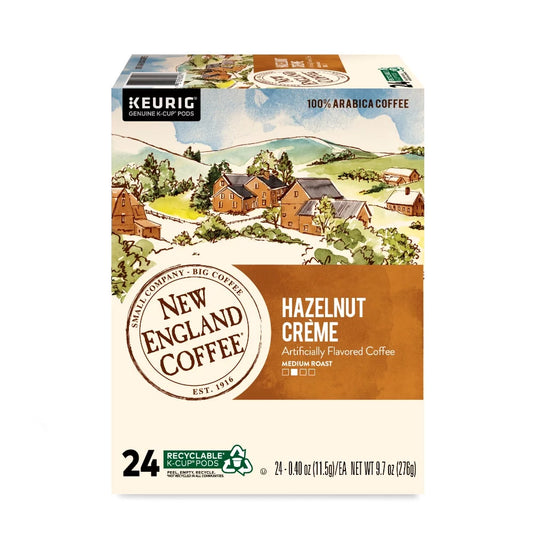Hazelnut Crème, Medium Roast, K-Cup Coffee Pods, 24 Count