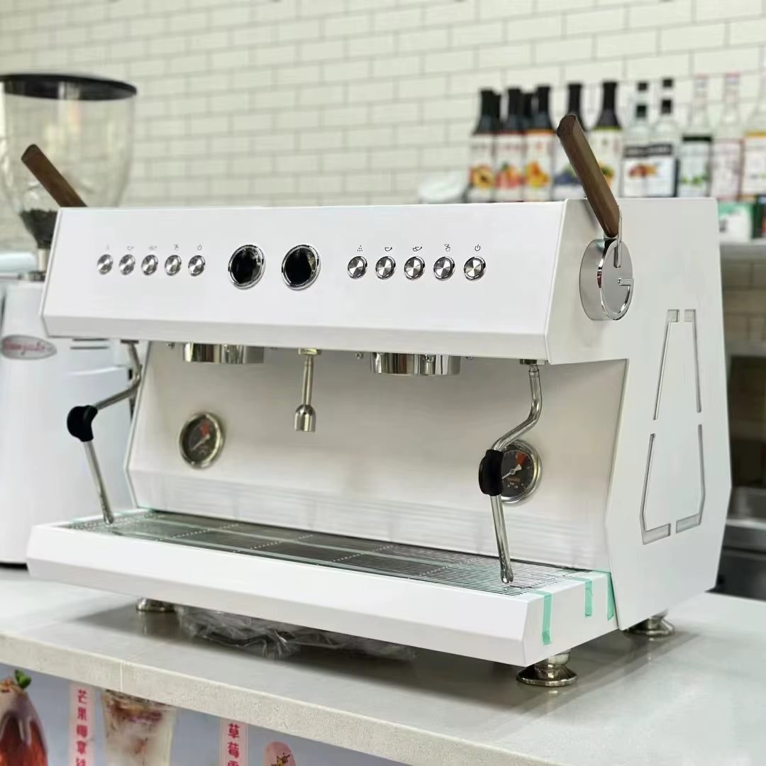 Smart Semi-Automatic 2 Groups Commercial Coffe Professional Express Coffee Makers Espresso Machine for Cafe