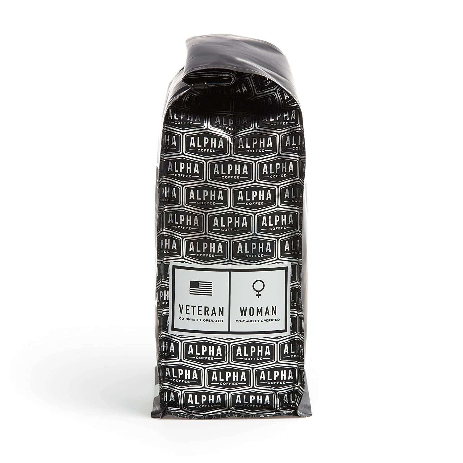 – Double Barrel Black - 16 Oz. Premium Gourmet Craft Dark/French Roast Drip Grind Coffee | Veteran Owned - Specialty Small Batch Roasted Coffee | 100% Arabica Beans (Midnight Blend)