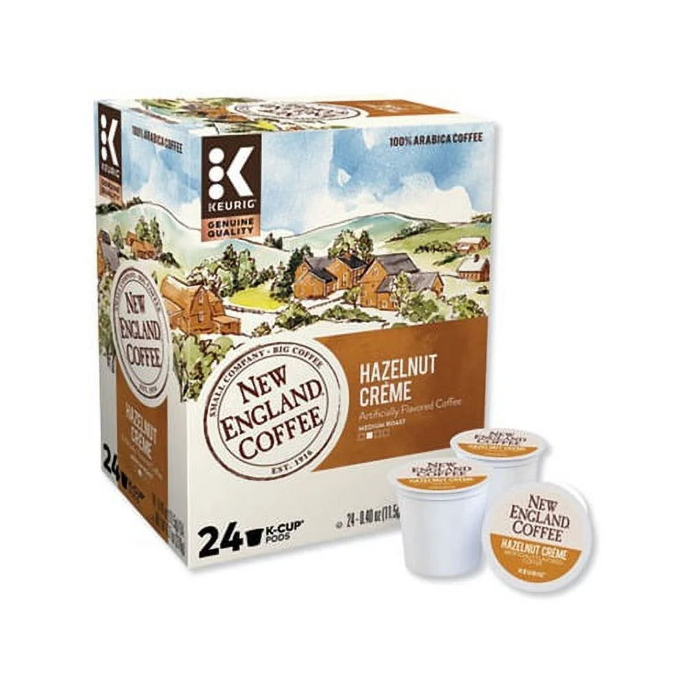 Hazelnut Crème, Medium Roast, K-Cup Coffee Pods, 24 Count