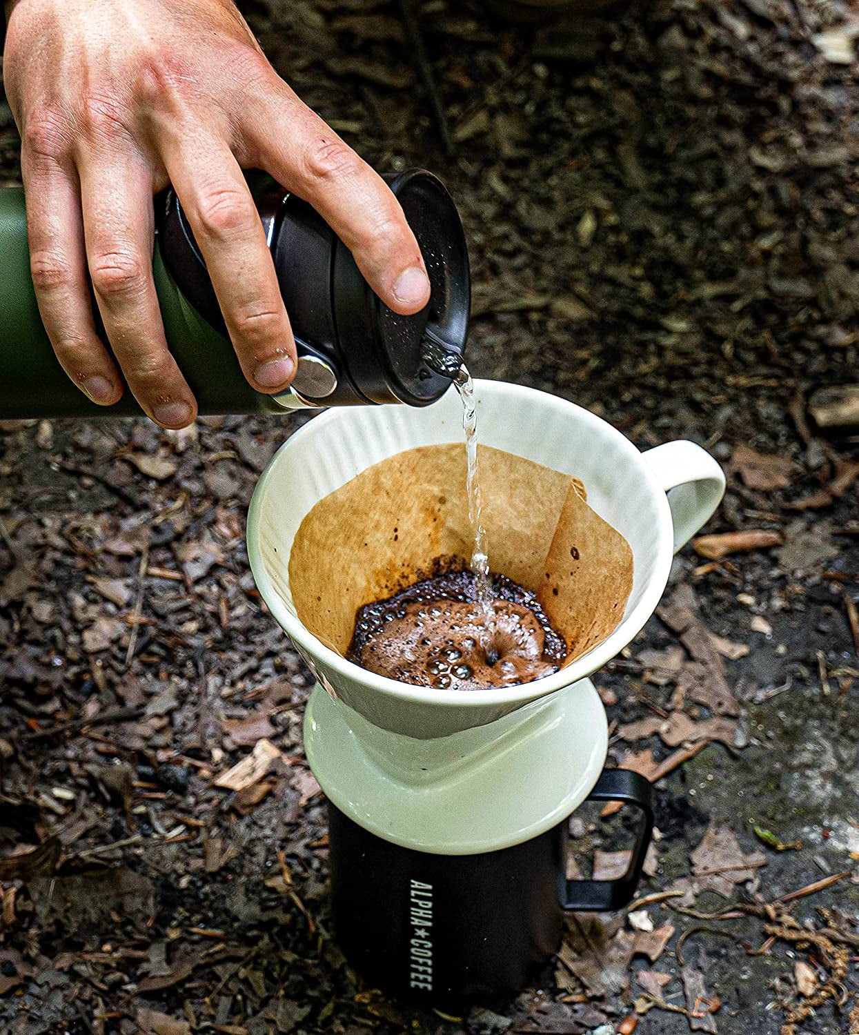– Double Barrel Black - 16 Oz. Premium Gourmet Craft Dark/French Roast Drip Grind Coffee | Veteran Owned - Specialty Small Batch Roasted Coffee | 100% Arabica Beans (Midnight Blend)