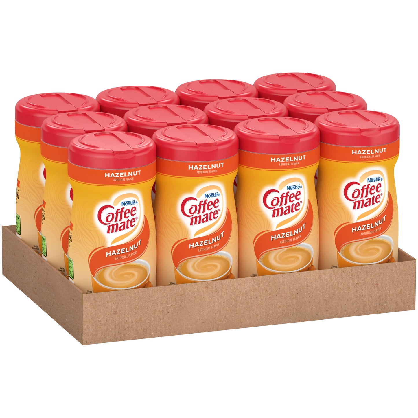 NESTLE Coffee Mate Coffee Creamer Hazelnut Powder Creamer 15 Oz. Canister