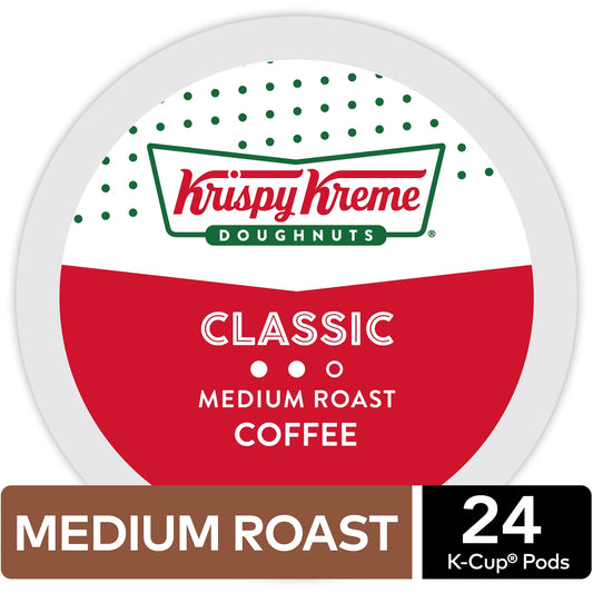 Classic Coffee, Medium Roast K-Cup Coffee Pods, 24 Count