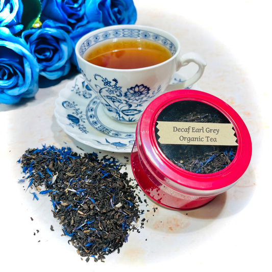 Decaf Earl Grey Organic Tea Black Loose Leaf