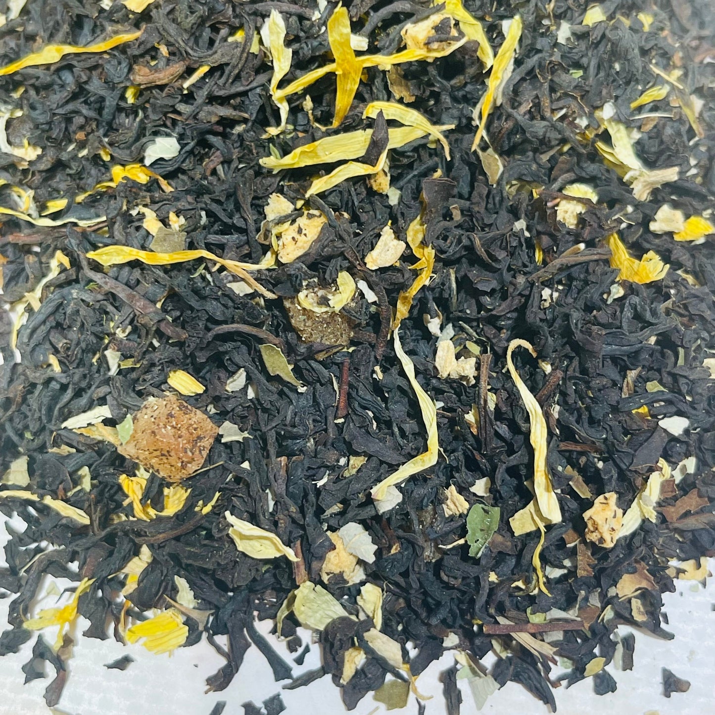 Peachy G Tea Loose Leaf Black Tea with Peaches and Flower Petals