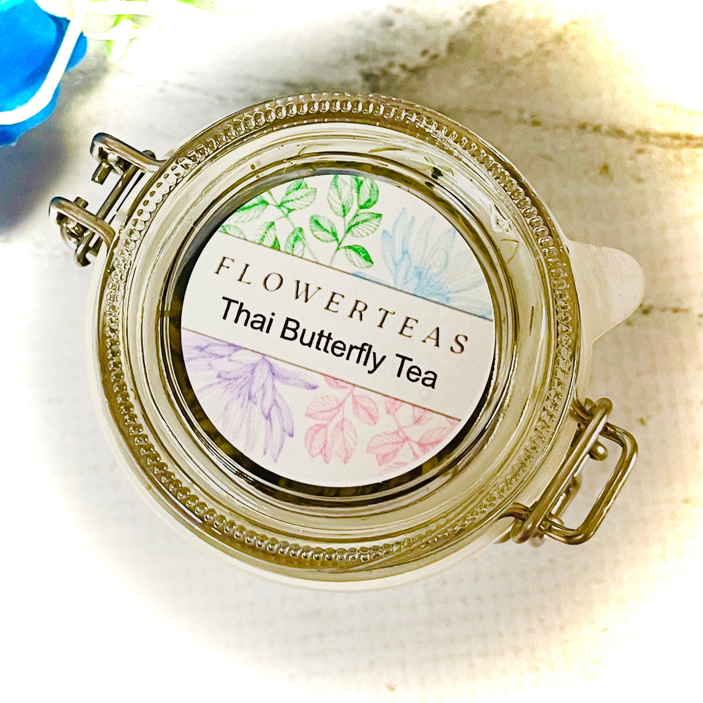 Thai Butterfly Tea Loose Leaf in Jar