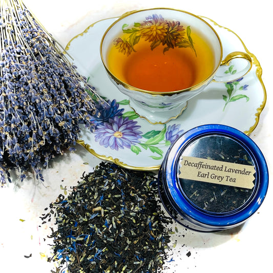 Decaf Lavender Earl Grey Tea Black Loose Leaf