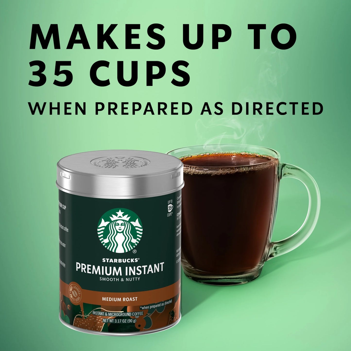 Premium Medium Roast Instant Coffee, 3.17 Oz
